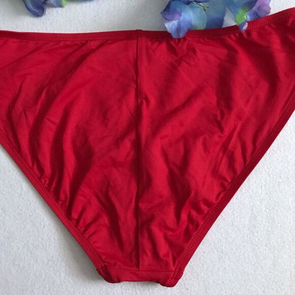 La Blanca NWT Red Bikini Swim Bottom Women 14 - Picture 5 of 10